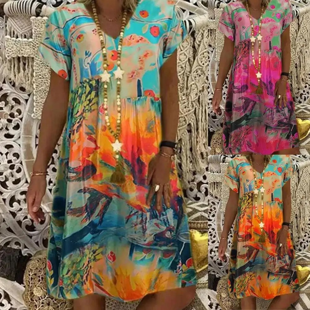 Женская летняя обувь Цветочный принт Макси платье 2021 красное пляжное платье женское вечернее Вечерние Длинное платье размера плюс Vestidos жен... 
Женская летняя обувь Цветочный принт Макси платье 2021 красное пляжное платье женское вечернее Вечерние Длинное платье размера плюс Vestidos жен...