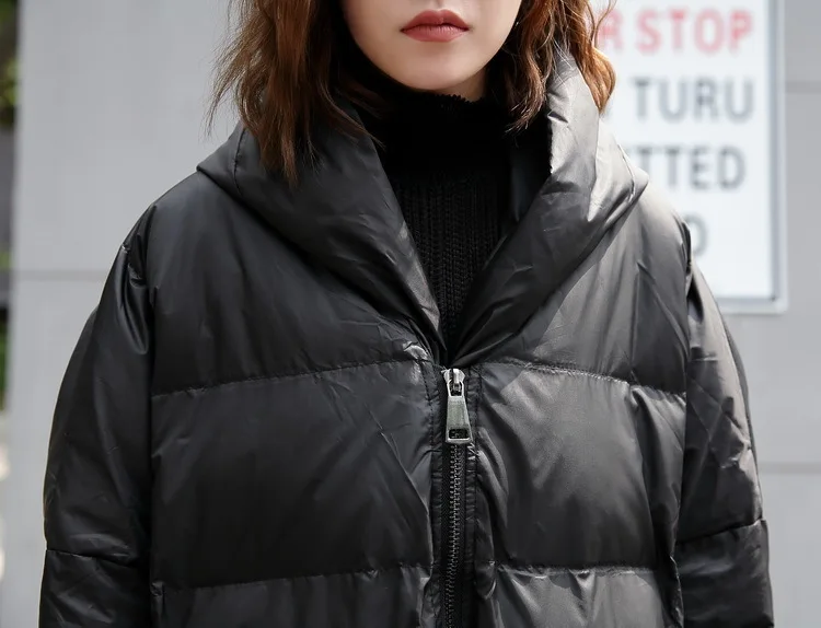 SONDR 2020 New Winter Hooded Long Sleeve Solid Color Black Cotton-padded Warm Loose Big Size Jacket Women Parkas Fashion
SONDR 2020 New Winter Hooded Long Sleeve Solid Color Black Cotton-padded Warm Loose Big Size Jacket Women Parkas Fashion