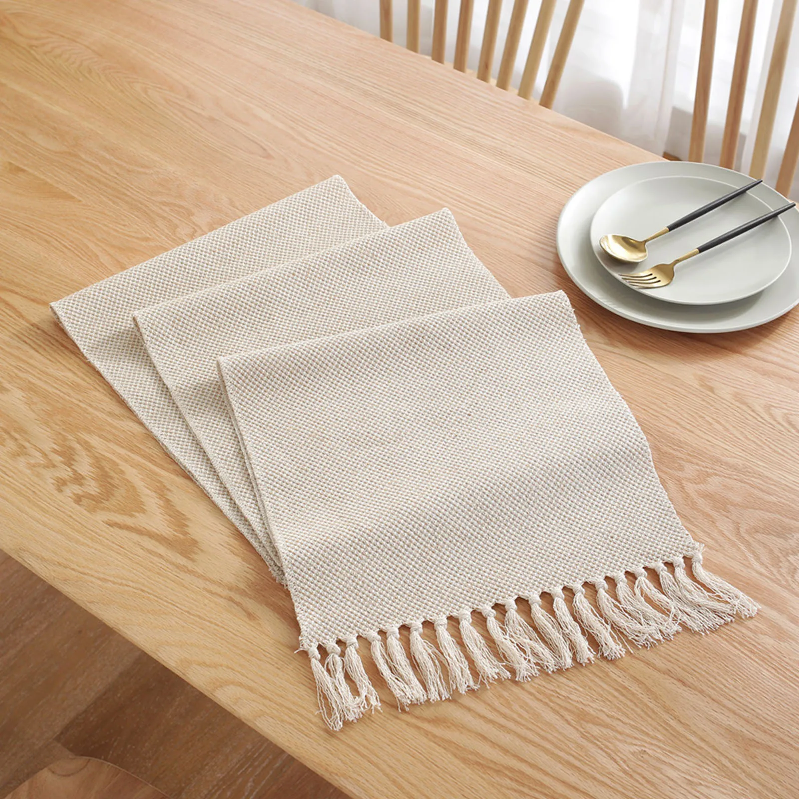 Europe Style Woven Table Cloth Walf Checks/Wave Decorative Table Flag Covers for Dining Room Restaurant Table Runner Home Decor
Europe Style Woven Table Cloth Walf Checks/Wave Decorative Table Flag Covers for Dining Room Restaurant Table Runner Home Decor
