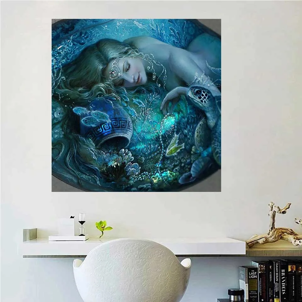 DIY 5D Diamond Painting Undersea treasure Sleeping Mermaid Mosaic Cross Stitch Diamond Embroidery Home Decoration gift
DIY 5D Diamond Painting Undersea treasure Sleeping Mermaid Mosaic Cross Stitch Diamond Embroidery Home Decoration gift