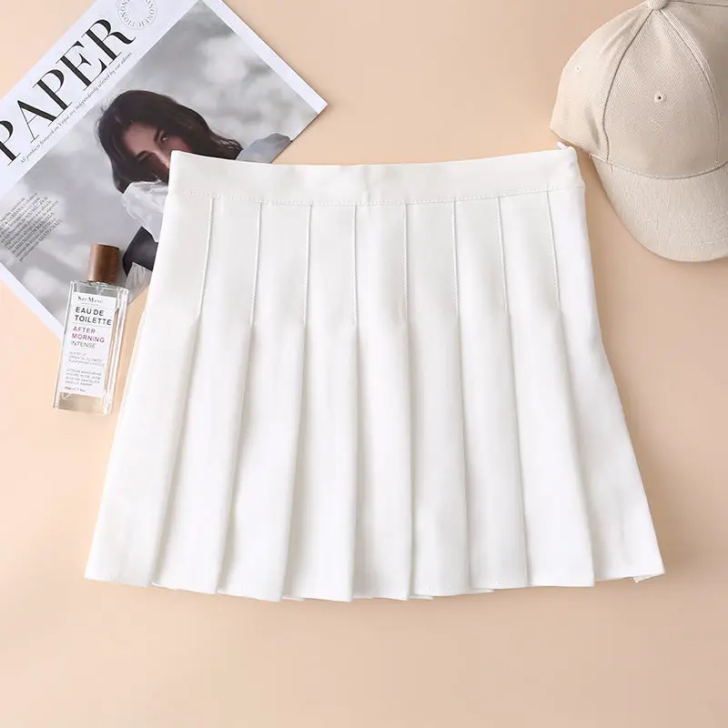 2021Women's clothing High Waist Pleated skirt Mini Skirt Slim Thin Tennis uniform Skirt Fashion Korean college style Short skirt
2021Women's clothing High Waist Pleated skirt Mini Skirt Slim Thin Tennis uniform Skirt Fashion Korean college style Short skirt