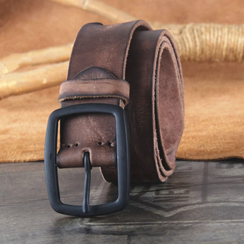 Men's Brown Belt High Quality Full Grain Leather Handmade Retro Distressed Pleated Casual Fashion Men's Jeans Pants Belt 3.8cm
Men's Brown Belt High Quality Full Grain Leather Handmade Retro Distressed Pleated Casual Fashion Men's Jeans Pants Belt 3.8cm