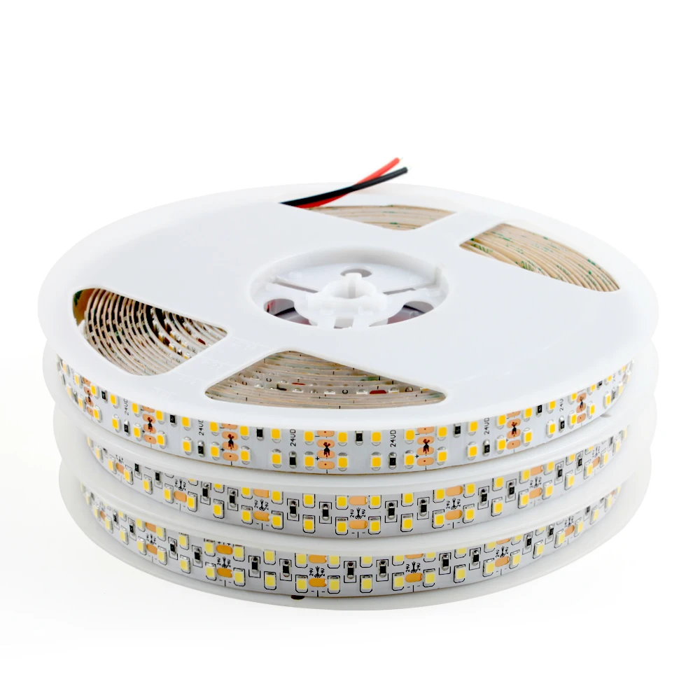 LED Strip 1200LED DC24V SMD 2835 Flexible Double Row Highlight 240LED/M Pixel Diode Ribbon Home Decor TV Backight Night Lighting
LED Strip 1200LED DC24V SMD 2835 Flexible Double Row Highlight 240LED/M Pixel Diode Ribbon Home Decor TV Backight Night Lighting