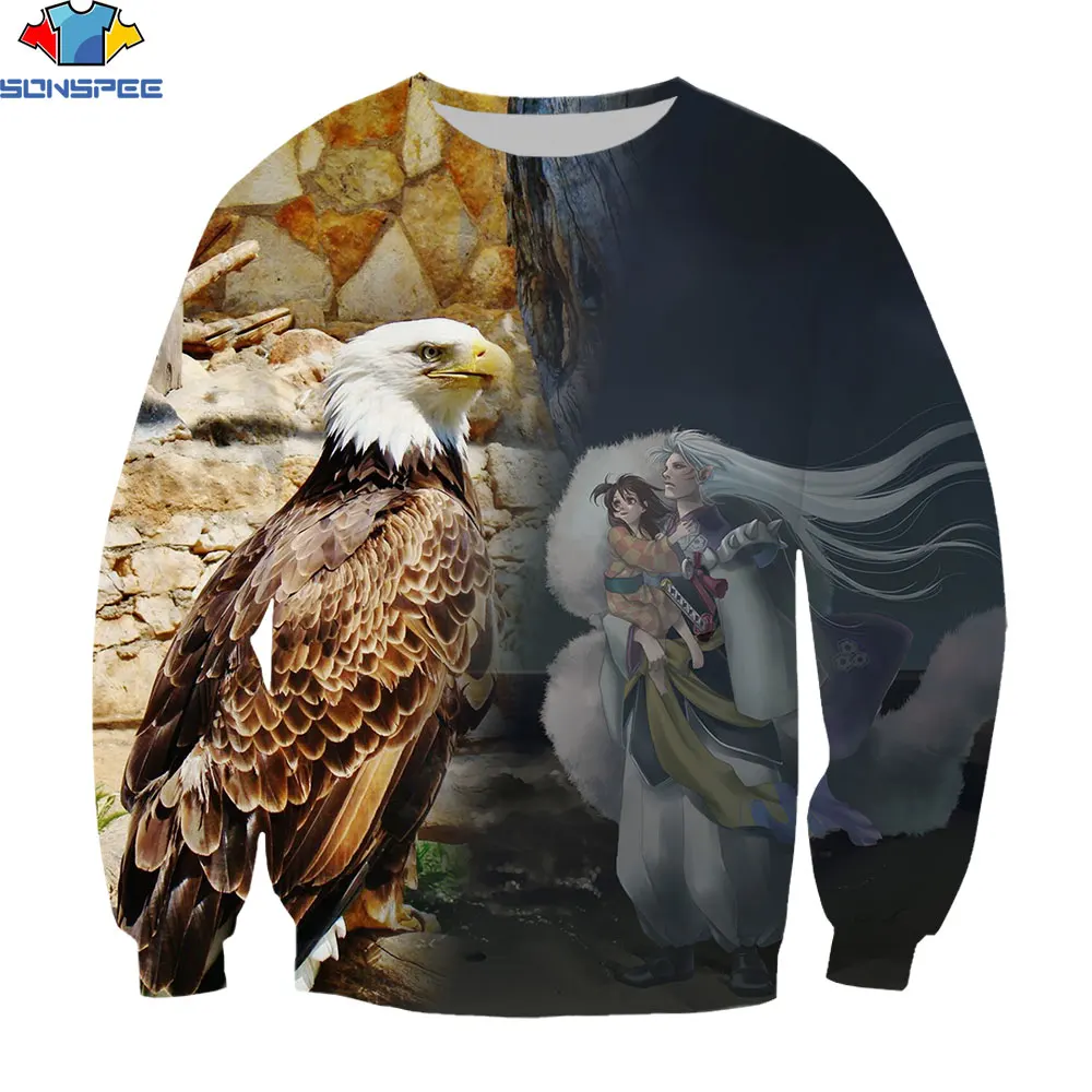 SONSPEE Feudal Demon Inuyasha Sweatshirt Men Sesshomaru Higurashi Kagome Anime Cartoon Join Together Long Sleeve Hip Hop Top Men
SONSPEE Feudal Demon Inuyasha Sweatshirt Men Sesshomaru Higurashi Kagome Anime Cartoon Join Together Long Sleeve Hip Hop Top Men