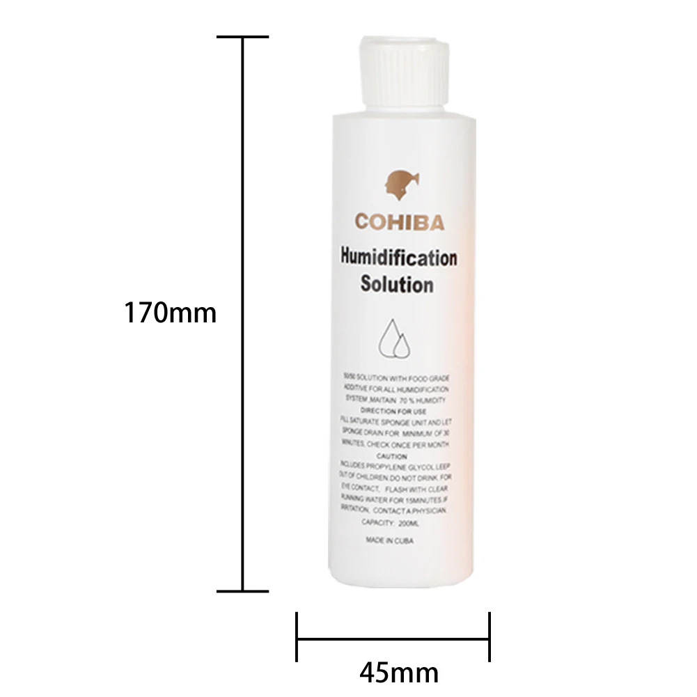 COHIBA Cigar Moisturizer Keep Cigar 70% Humidity Accessories Portable Humidification Solution For Cigars Humidor Box
COHIBA Cigar Moisturizer Keep Cigar 70% Humidity Accessories Portable Humidification Solution For Cigars Humidor Box