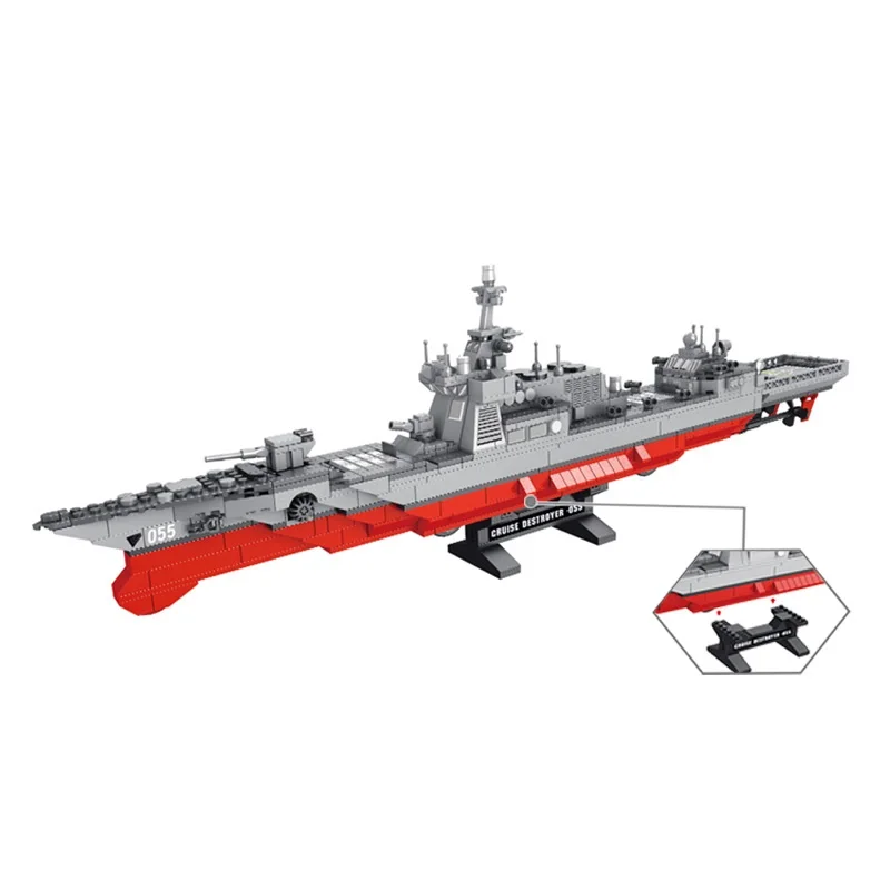 Military War Missile Destroyer Ship Model Bricks Building Blocks Toys for Children Gifts 1046Pcs
Military War Missile Destroyer Ship Model Bricks Building Blocks Toys for Children Gifts 1046Pcs