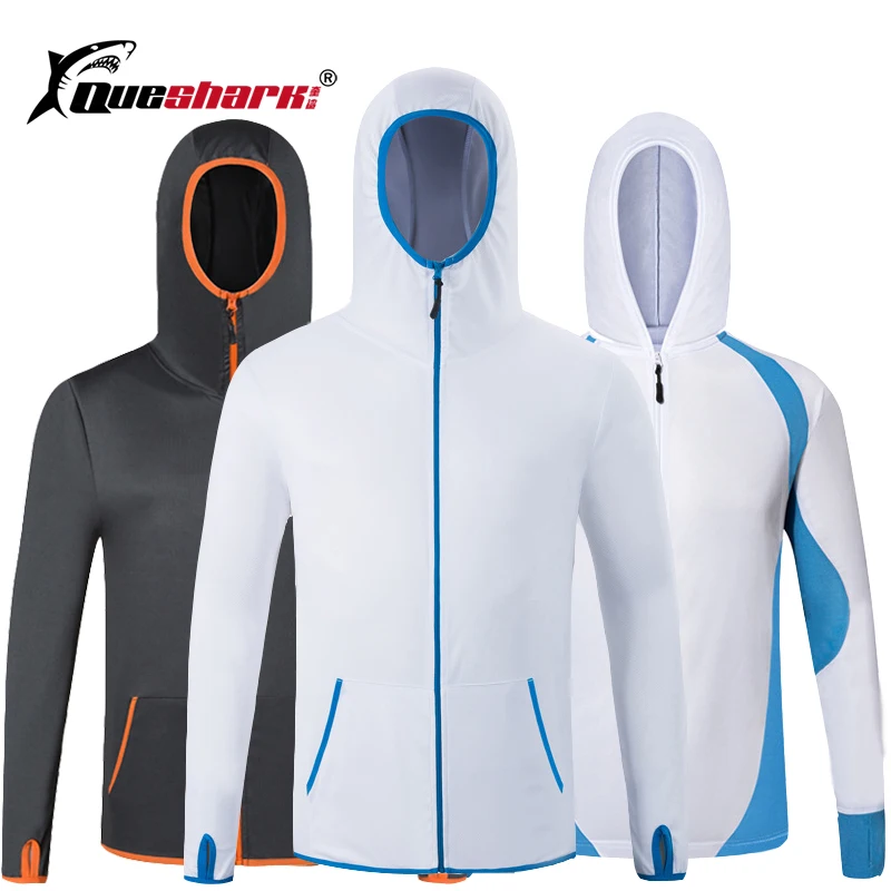 Queshark Men Fishing Jacket Hooded Quick-Dry Anti-mosquito Long Sleeve Cycling Hiking Jackets Fishing Clothing Climbing Jersey
Queshark Men Fishing Jacket Hooded Quick-Dry Anti-mosquito Long Sleeve Cycling Hiking Jackets Fishing Clothing Climbing Jersey