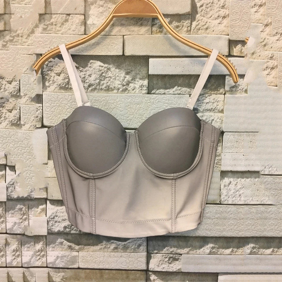 2021 Summer New Crop Top Women'S Vest Sexy Cut Pu Clothes Corset Top Black Fashion Halter Halter Short Vest Vestidos
2021 Summer New Crop Top Women'S Vest Sexy Cut Pu Clothes Corset Top Black Fashion Halter Halter Short Vest Vestidos