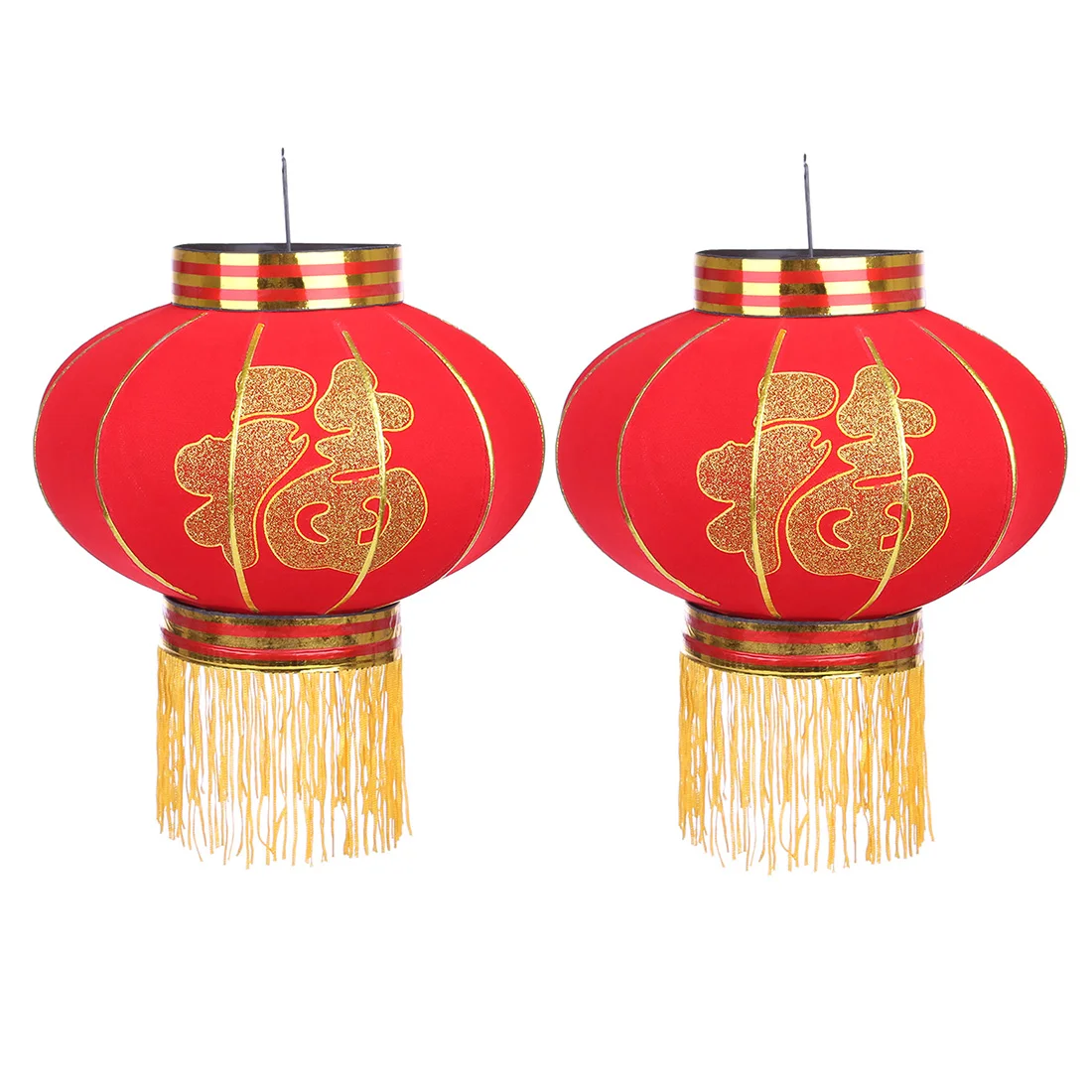 2pcs Flocking Cloth Lantern Outdoor New Year Chinese Spring Festival Decoration Lantern - Red
2pcs Flocking Cloth Lantern Outdoor New Year Chinese Spring Festival Decoration Lantern - Red