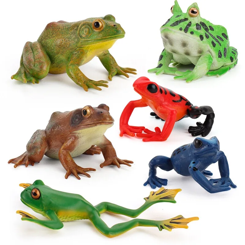 6pcs Frog Animal Figure Collectible Toys Wild Animal Cognition Action Figures Kids Plastic Model Toys
6pcs Frog Animal Figure Collectible Toys Wild Animal Cognition Action Figures Kids Plastic Model Toys