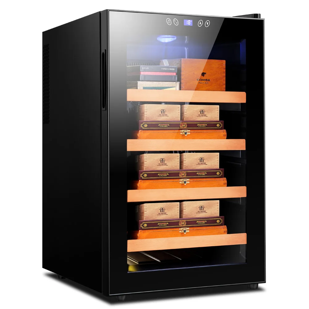 Electric Cigar Humidor Cooler Cabinet Cedar Wood Energy Saving No Noise Cigar Humidor Thermostatic Cigar Wine Tea Storage Box
Electric Cigar Humidor Cooler Cabinet Cedar Wood Energy Saving No Noise Cigar Humidor Thermostatic Cigar Wine Tea Storage Box