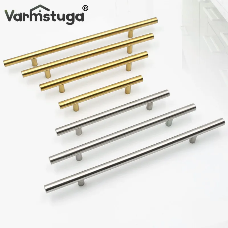 VARMSTUGA Brushed Black Straight Cupboard Handles Knobs Stainless Steel Brushed Black Gold Kitchen Door Handles Cabinet Pull
VARMSTUGA Brushed Black Straight Cupboard Handles Knobs Stainless Steel Brushed Black Gold Kitchen Door Handles Cabinet Pull