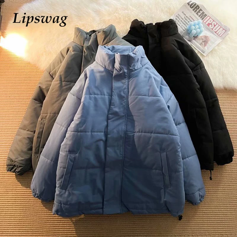Men Casual Gradient Solid Stand Collar Zip-up Coats 2021 Fall Long Sleeve Outerwear Mens Streetwear Winter Fashion Wadded Jacket
Men Casual Gradient Solid Stand Collar Zip-up Coats 2021 Fall Long Sleeve Outerwear Mens Streetwear Winter Fashion Wadded Jacket