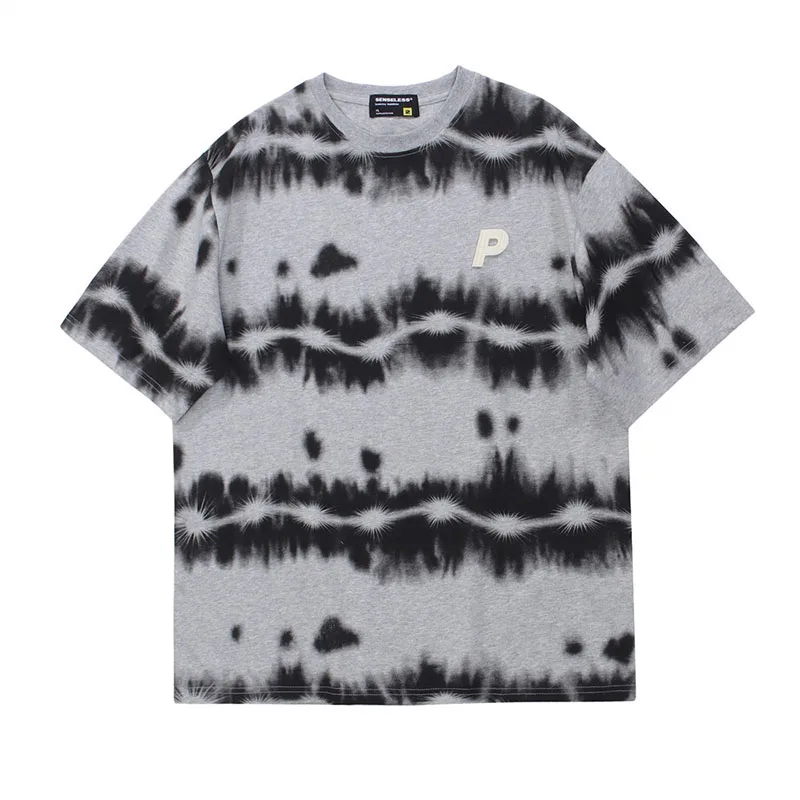 High Street Tie Dye Printed T Shirts Short Sleeves O Necek Streetwear Top Tees For Male Harakuju Cotton
High Street Tie Dye Printed T Shirts Short Sleeves O Necek Streetwear Top Tees For Male Harakuju Cotton