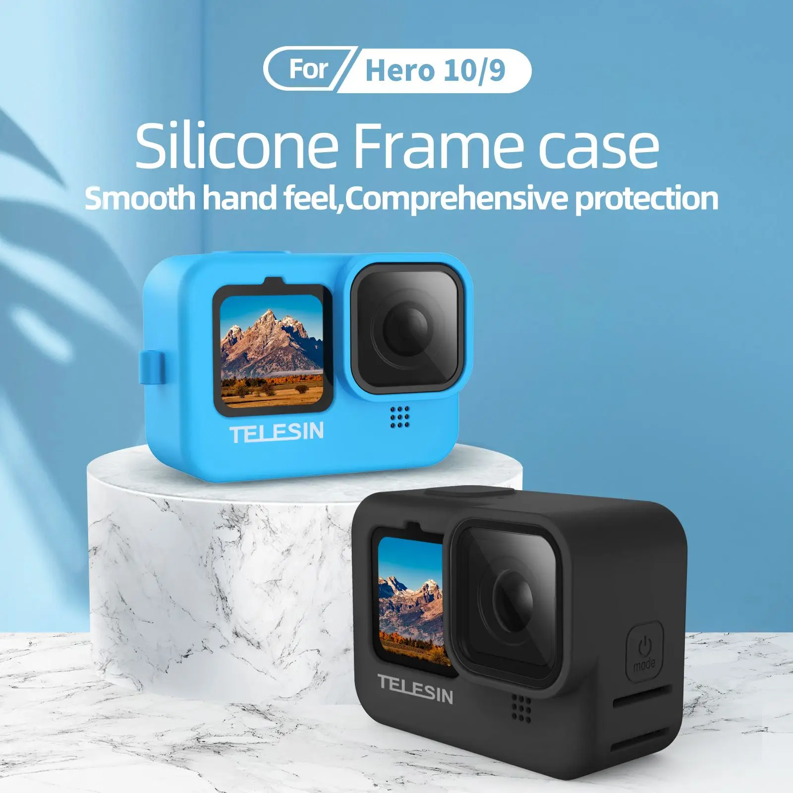 Soft Silicone Case For GoPro 9 10 Lens Cap Blue Black Adjustable Hand Wrist Strap For GoPro Hero 9 10 Black Accessories
Soft Silicone Case For GoPro 9 10 Lens Cap Blue Black Adjustable Hand Wrist Strap For GoPro Hero 9 10 Black Accessories