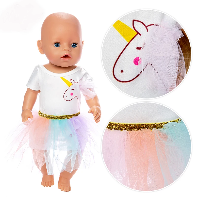 Baby New Born Fit 17 inch 43cm Doll Clothes Accessories Dress Pony Dress Suit For Baby Birthday Gift
Baby New Born Fit 17 inch 43cm Doll Clothes Accessories Dress Pony Dress Suit For Baby Birthday Gift