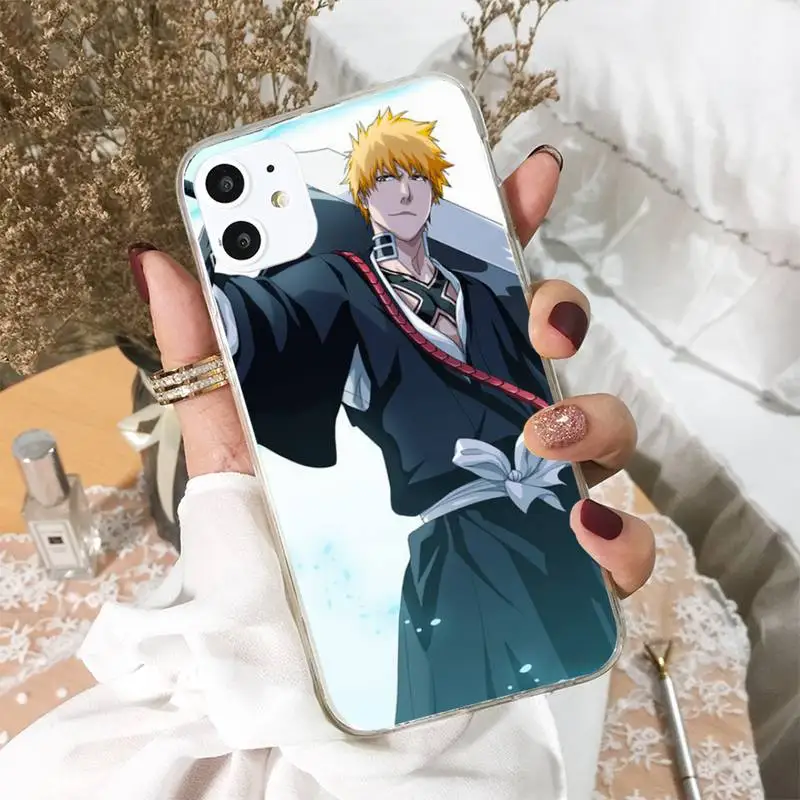 Bleach Anime Kurosaki Ichigo Phone Case For iphone 5s 6 7 8 11 12 XSMAX XR pro plus mini se2020 Cover Fundas Coque
Bleach Anime Kurosaki Ichigo Phone Case For iphone 5s 6 7 8 11 12 XSMAX XR pro plus mini se2020 Cover Fundas Coque