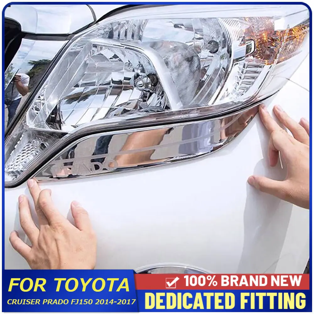 Передние противотуманные фары для Toyota Land Cruiser Prado FJ150 2014-2017, накладки на передние фары, накладки на передсветильник фары, накладки, наклейки
Передние противотуманные фары для Toyota Land Cruiser Prado FJ150 2014-2017, накладки на передние фары, накладки на передсветильник фары, накладки, наклейки