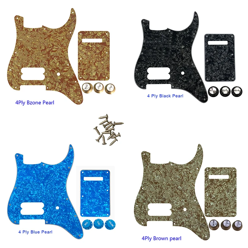 Pleroo Parts - For FD US 72' 11 Screw Hole Standard Strat Player Humbucker H Guitar Pickguard & Back Plate & Control Knob
Pleroo Parts - For FD US 72' 11 Screw Hole Standard Strat Player Humbucker H Guitar Pickguard & Back Plate & Control Knob