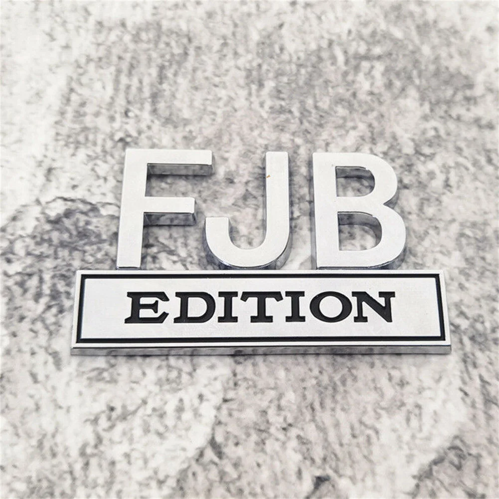 Universal Car Stickers FJB Edition Sticker Car Emblem 3D Raised Letters Decal For Truck Chrome/Black Exterior Accessories
Universal Car Stickers FJB Edition Sticker Car Emblem 3D Raised Letters Decal For Truck Chrome/Black Exterior Accessories