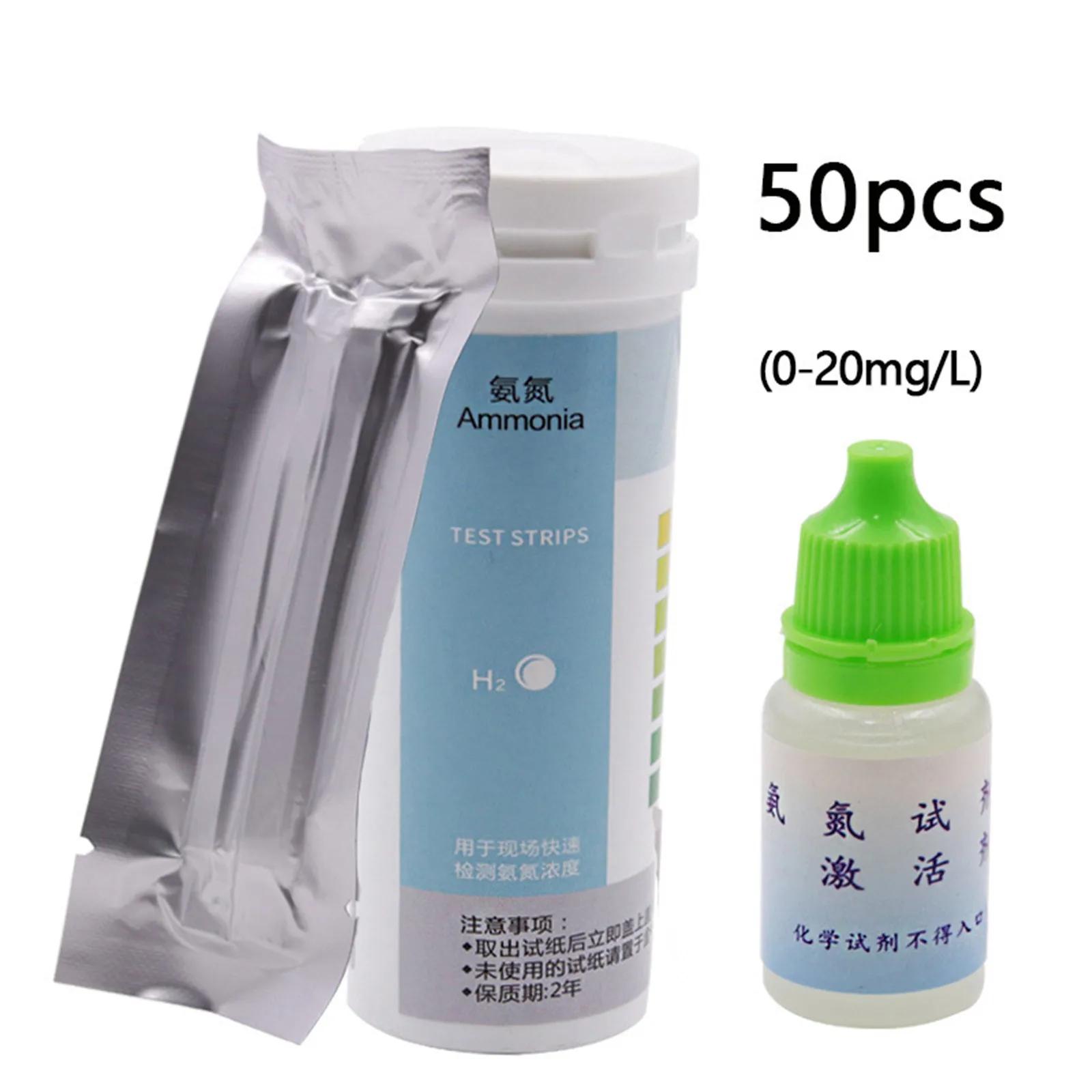 50pcs Water Quality Analysis Test Tools Aquaculture Detection For Industrial Wastewater Ammonia Nitrogen Reagent Test Accessorie
50pcs Water Quality Analysis Test Tools Aquaculture Detection For Industrial Wastewater Ammonia Nitrogen Reagent Test Accessorie