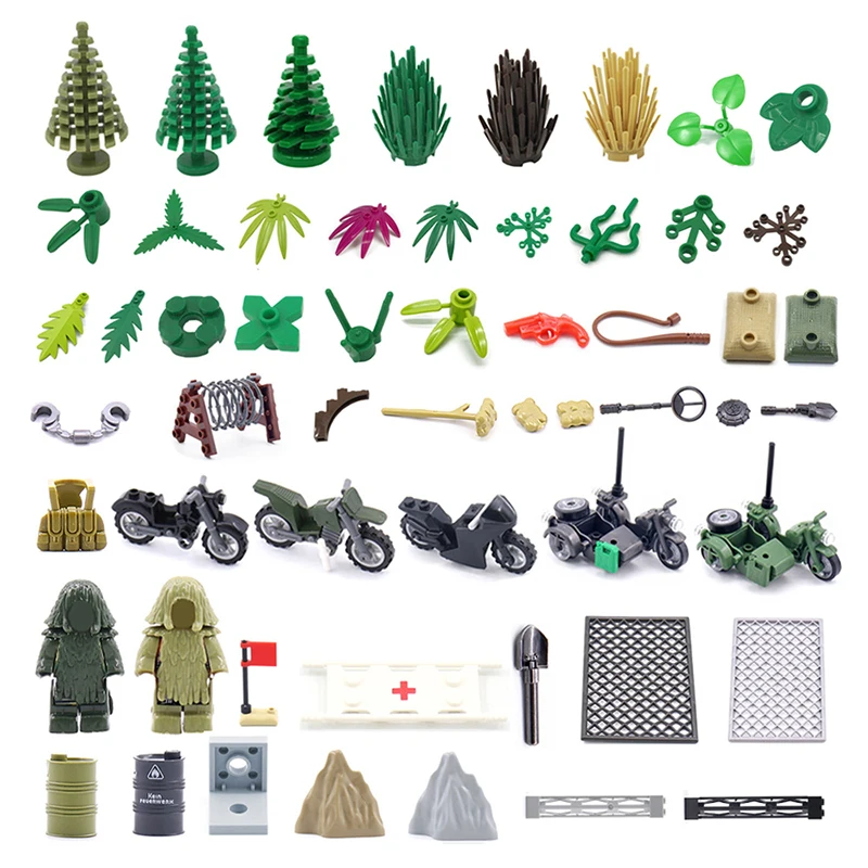 Jungle Military Wild Scene Accessory Military Base Barbed Wire Building Block Fence Isolation net MOC Parts Bricks Toys Gifts
Jungle Military Wild Scene Accessory Military Base Barbed Wire Building Block Fence Isolation net MOC Parts Bricks Toys Gifts