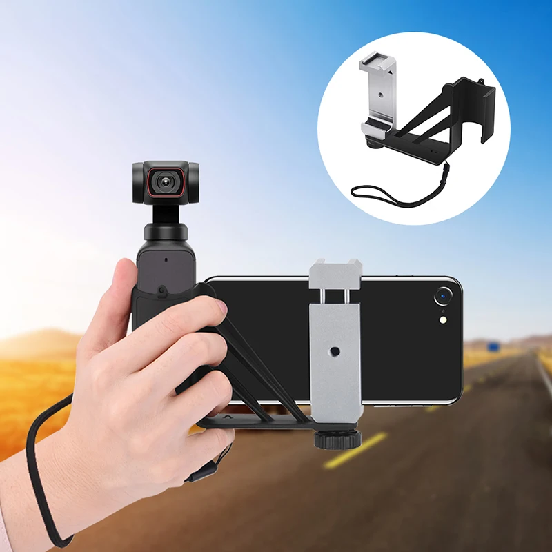 Fixed Mounting Bracket with Cold Shoe 1/4 Inch Screws Handheld Phone Holder Support Tripod for DJI Osmo Pocket 2
Fixed Mounting Bracket with Cold Shoe 1/4 Inch Screws Handheld Phone Holder Support Tripod for DJI Osmo Pocket 2