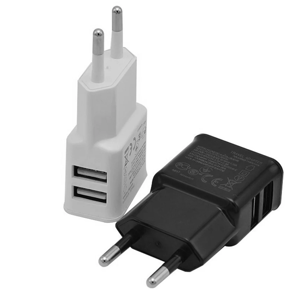 2 USB Port Charging Adapter For Samsung Dual USB EU Plug Phone Charger Portable Universal Travel Charging Head for Iphone Xiaomi
2 USB Port Charging Adapter For Samsung Dual USB EU Plug Phone Charger Portable Universal Travel Charging Head for Iphone Xiaomi