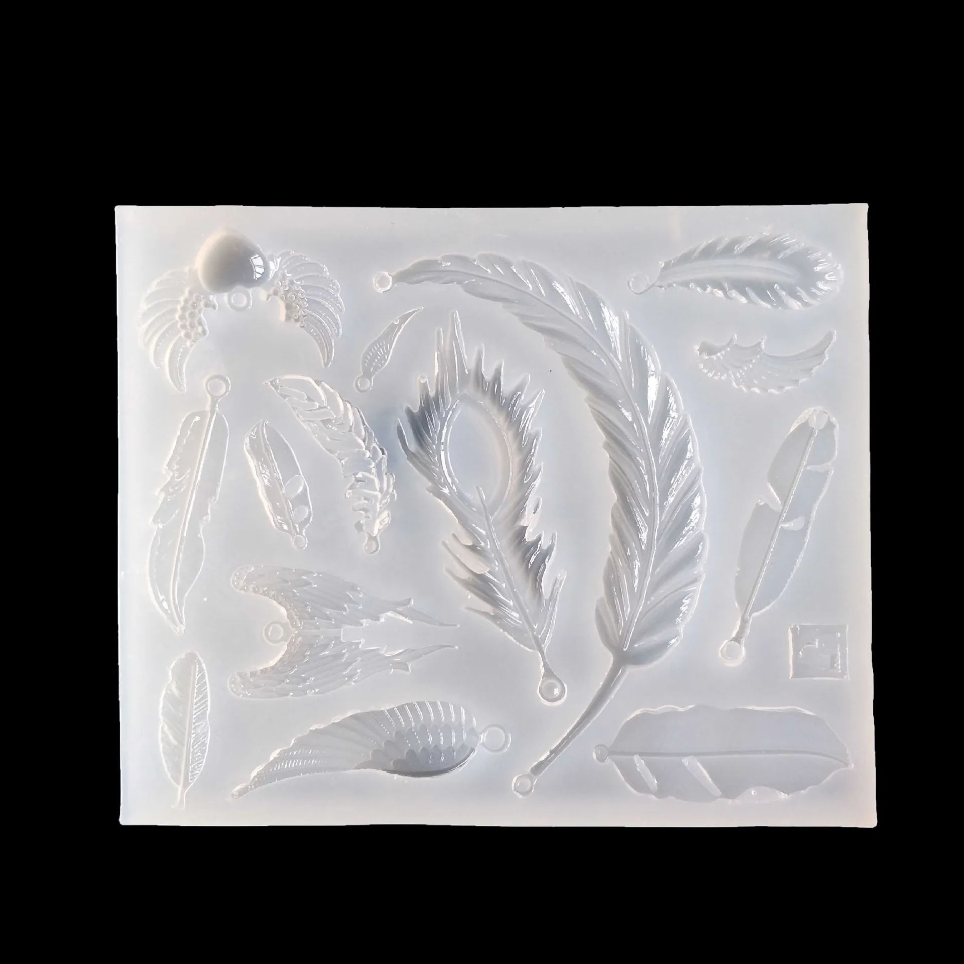 Popular1PC Star Moon Bow Feather Pendant DIY Silicone Mold Dried Flower Jewelry Accessories Tools Equipments Resin Molds
Popular1PC Star Moon Bow Feather Pendant DIY Silicone Mold Dried Flower Jewelry Accessories Tools Equipments Resin Molds