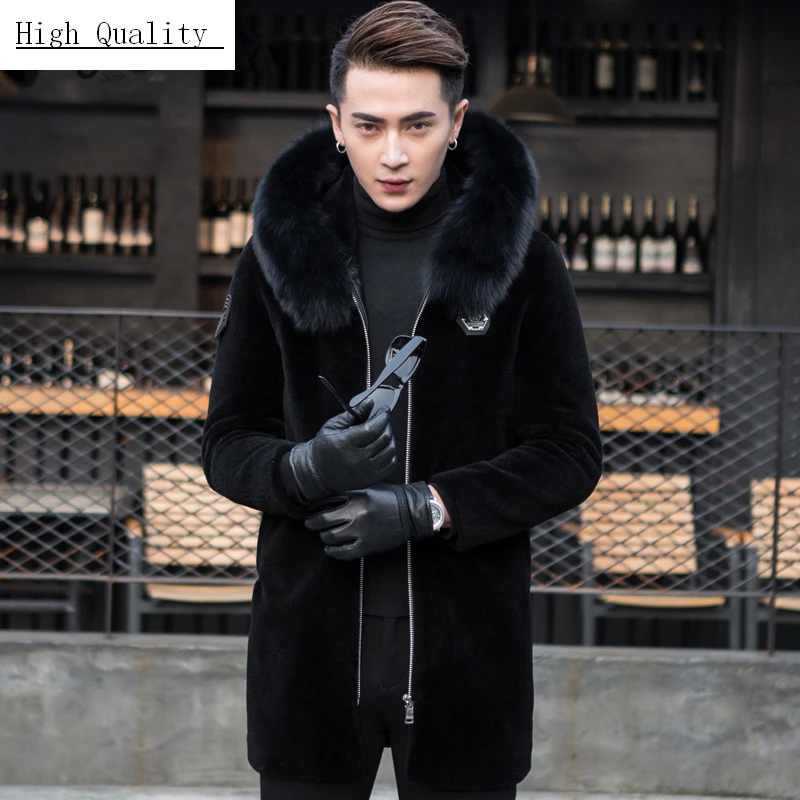 Winter Coat Men Fashion Thick Warm Real Fur Coat Large Fox Fur Hooded Clothes 2020 Long Sheep Shearling Jacket Hiver 006
Winter Coat Men Fashion Thick Warm Real Fur Coat Large Fox Fur Hooded Clothes 2020 Long Sheep Shearling Jacket Hiver 006