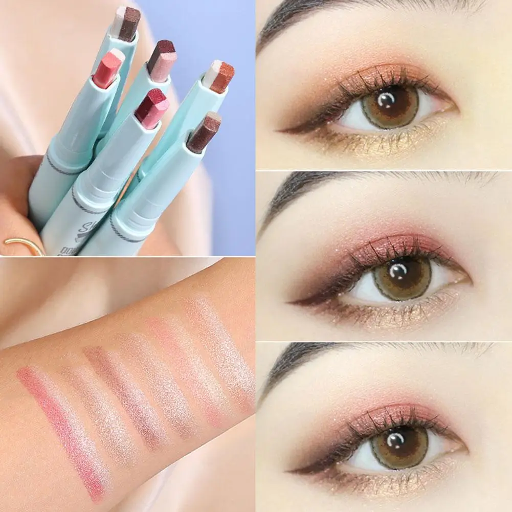 Dual-Tone Eye Shadow Stick Lazy Eyeshadow Stereo Gradient Waterproof To Makeup Lasting Wear Cosmetics Easy Shimmer Eye Shad M9S0
Dual-Tone Eye Shadow Stick Lazy Eyeshadow Stereo Gradient Waterproof To Makeup Lasting Wear Cosmetics Easy Shimmer Eye Shad M9S0