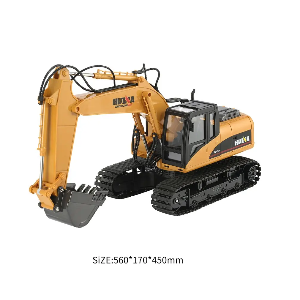 HUINA 1550 1/14 15CH 680 Degree Rotation Alloy Bucket RC Excavator Construction Vehicle Toy Gift with Cool Sound/Light Effect
HUINA 1550 1/14 15CH 680 Degree Rotation Alloy Bucket RC Excavator Construction Vehicle Toy Gift with Cool Sound/Light Effect
