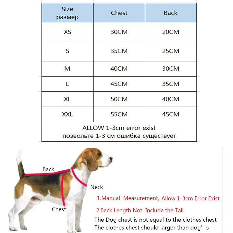 NEW Dog Clothes Warm Coat Harness Waterproof Puppy Cat Padded Vest For Winter Dog Jacket Dogs Pets Clothing Costume XS-XXL
NEW Dog Clothes Warm Coat Harness Waterproof Puppy Cat Padded Vest For Winter Dog Jacket Dogs Pets Clothing Costume XS-XXL