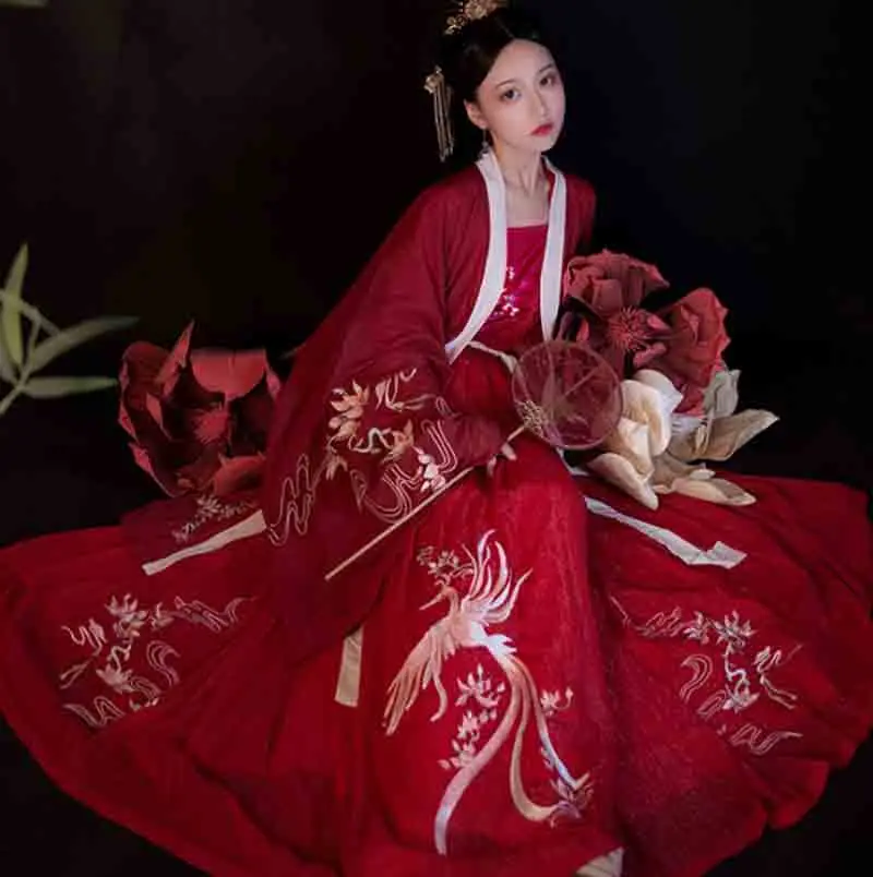 Китайская традиционная вышивка Hanfu Женский карнавальный костюм нарядное платье красная куртка Hanfu платье для женщин большой размер
Китайская традиционная вышивка Hanfu Женский карнавальный костюм нарядное платье красная куртка Hanfu платье для женщин большой размер
