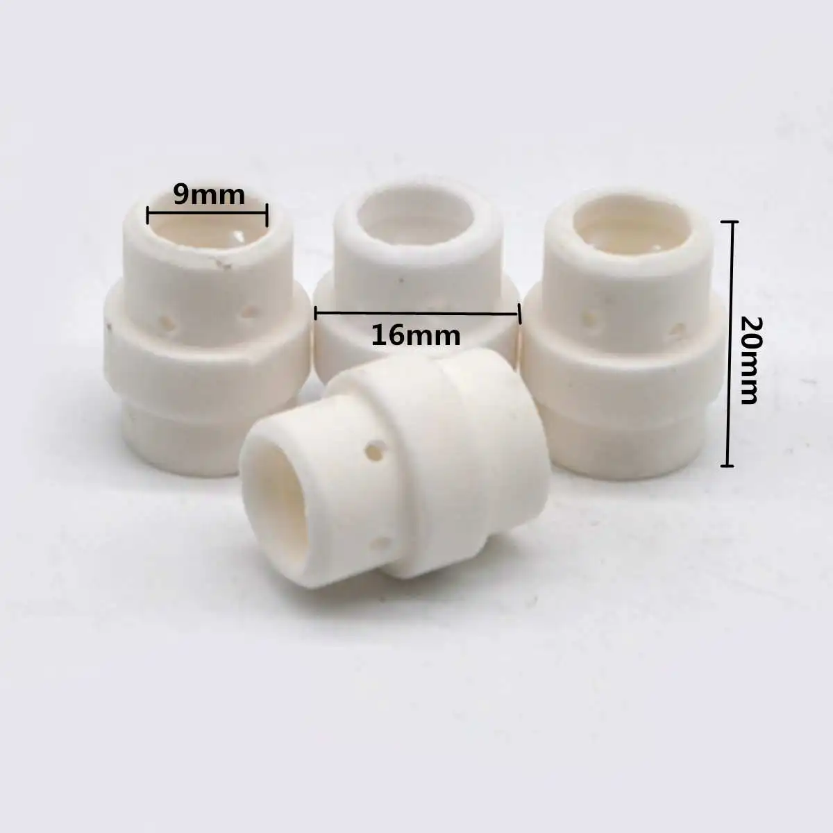 50Pcs Set Ceramic Gas Diffuser Swirl Ring Cutting for MB 24 KD MIG MAG Welding Torch Consumables Gas Diffuser Welding Machine
50Pcs Set Ceramic Gas Diffuser Swirl Ring Cutting for MB 24 KD MIG MAG Welding Torch Consumables Gas Diffuser Welding Machine