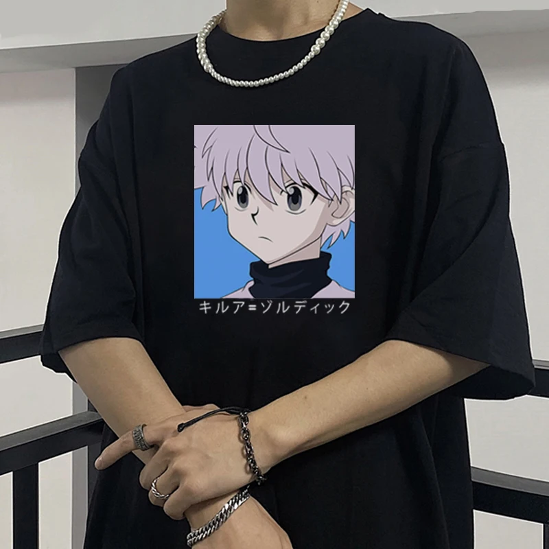 Hunter X Hunter Anime T Shirt Kawaii Killua Zoldyck Short-sleev Women Men Summer Cute Manga Streetwear Oversized Cotton Tee
Hunter X Hunter Anime T Shirt Kawaii Killua Zoldyck Short-sleev Women Men Summer Cute Manga Streetwear Oversized Cotton Tee