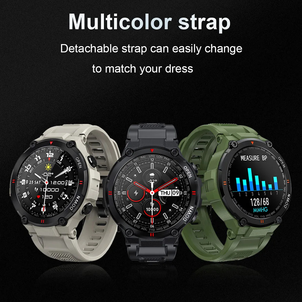 Smart Watch Men Bluetooth Call Sport Fitness Tracker Music Control Alarm Clock Reminder K-22 Women Smartwatch For Android IOS
Smart Watch Men Bluetooth Call Sport Fitness Tracker Music Control Alarm Clock Reminder K-22 Women Smartwatch For Android IOS