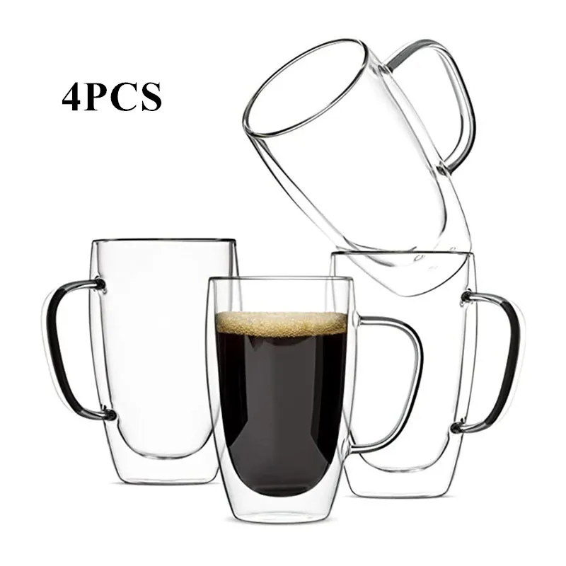 Transparent Glass Coffee Cup Double Wall Glass Cup Beer Coffee Water Cups Heat Resistant Healthy Drink Mug Tea Mugs Dropshipping
Transparent Glass Coffee Cup Double Wall Glass Cup Beer Coffee Water Cups Heat Resistant Healthy Drink Mug Tea Mugs Dropshipping