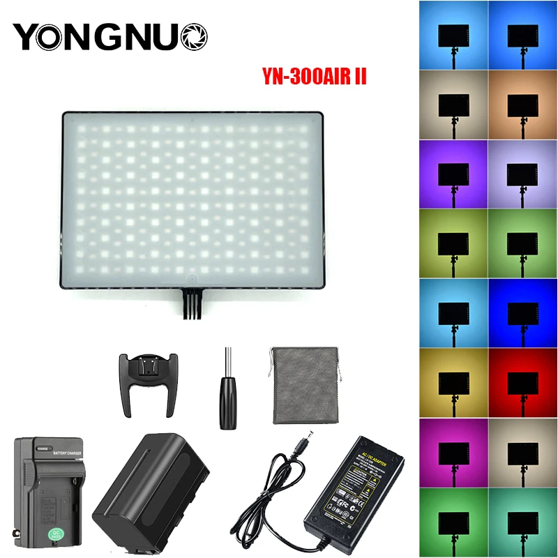 Светодиодная лампа для видеосъемки YONGNUO YN300AIR II RGB светодиодный Камера видео светильник, опционально Батарея с Зарядное устройство Комплект ...
Светодиодная лампа для видеосъемки YONGNUO YN300AIR II RGB светодиодный Камера видео светильник, опционально Батарея с Зарядное устройство Комплект ...
