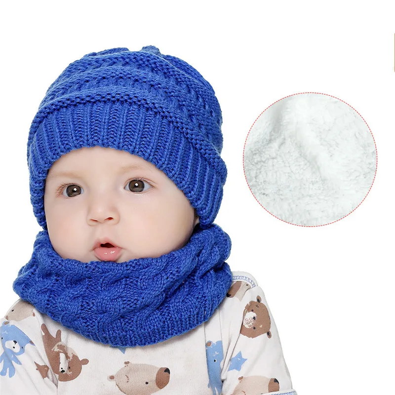 New Winter Children's Warm Hat Scarf Children's Accessories 0-2 Years Old Baby Knitted Hat And Scarf Set Newborn Hats For Baby
New Winter Children's Warm Hat Scarf Children's Accessories 0-2 Years Old Baby Knitted Hat And Scarf Set Newborn Hats For Baby