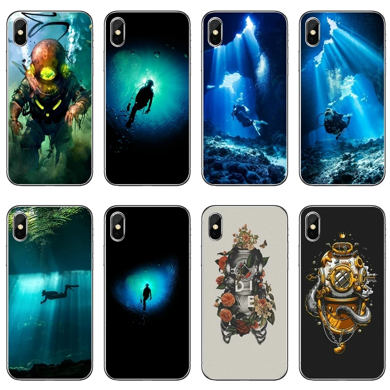 Аксессуары для подводного плавания чехол телефона iPhone 12 Mini 11 Pro Max XS XR X 8 7 Plus 6 6S 5 5S SE