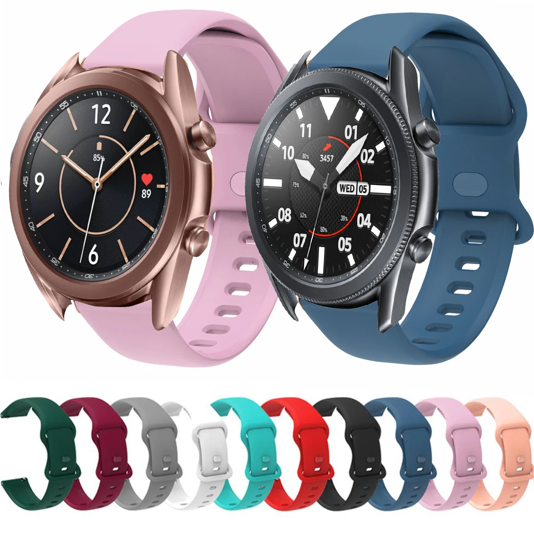 Silicone Watchbands for Samsung Galaxy Watch 3 41mm 45mm Bracelet Smart Sport Strap for Samsung galaxy watch 42mm 46mm Strap
Silicone Watchbands for Samsung Galaxy Watch 3 41mm 45mm Bracelet Smart Sport Strap for Samsung galaxy watch 42mm 46mm Strap