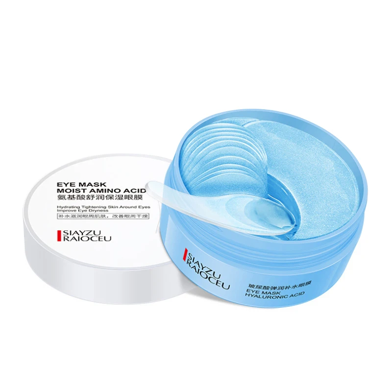 Hyaluronic Acid Eye Mask 60pcs Amino Acid Moisturizing Eye Patches Gel Remove Dark Circles Anti-Puffiness Anti-Aging Eyes Care
Hyaluronic Acid Eye Mask 60pcs Amino Acid Moisturizing Eye Patches Gel Remove Dark Circles Anti-Puffiness Anti-Aging Eyes Care