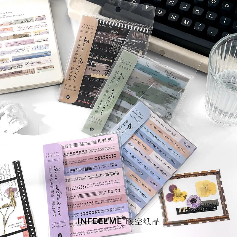 6Sheets/pack Kawaii Poem Sentence Stickers Ablum Diary Scrapbooking Label Stationery School Office Supplies Bullet Journal n875
6Sheets/pack Kawaii Poem Sentence Stickers Ablum Diary Scrapbooking Label Stationery School Office Supplies Bullet Journal n875
