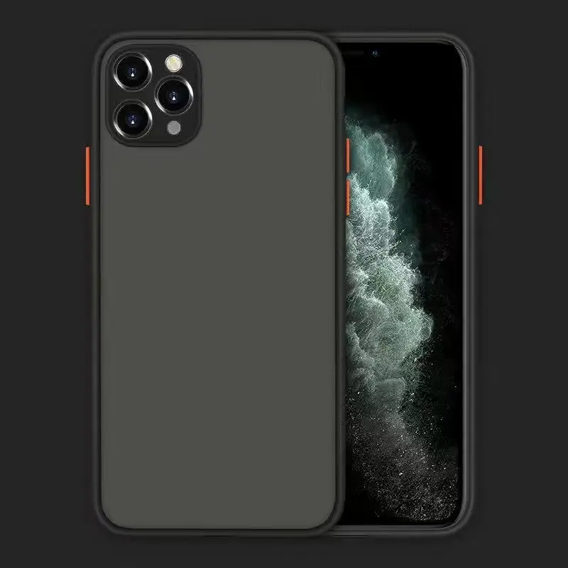 Чехол LSDI для iPhone 12 pro защитный бампер камеры матовая прозрачная задняя крышка 11 Pro