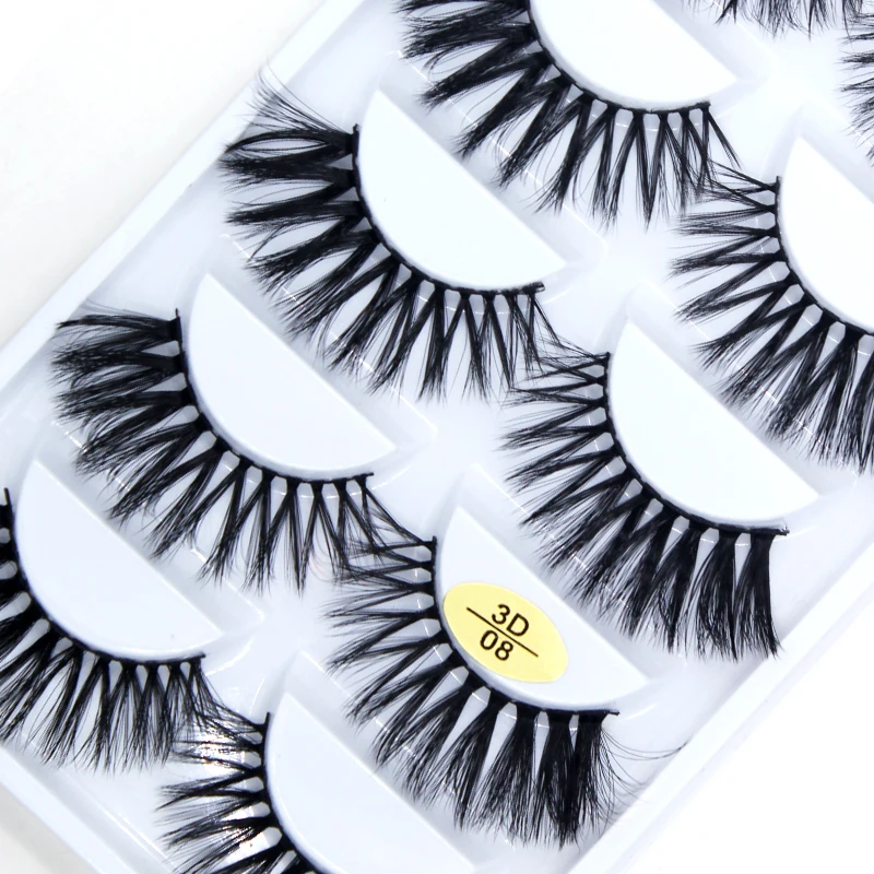 3D false eyelash professionals soft eyelash extension 5 pairs 3D 5P08 
3D false eyelash professionals soft eyelash extension 5 pairs 3D 5P08