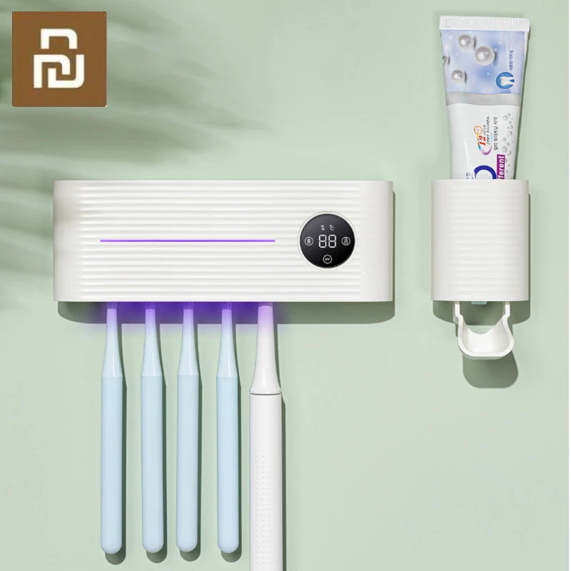 UVC Ultraviolet Sterilization Air-dry Toothbrush Holder Toothpaste Dispenser Rack Wall-mounted Bathroom Accessories Eco Friendly
UVC Ultraviolet Sterilization Air-dry Toothbrush Holder Toothpaste Dispenser Rack Wall-mounted Bathroom Accessories Eco Friendly