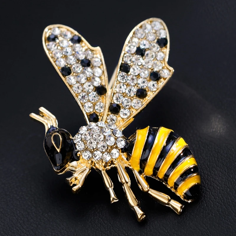 Insect Bee Brooch Pins Jewelry Women Rhinestone Gifts Enamel Fashion Decoration 
Insect Bee Brooch Pins Jewelry Women Rhinestone Gifts Enamel Fashion Decoration
