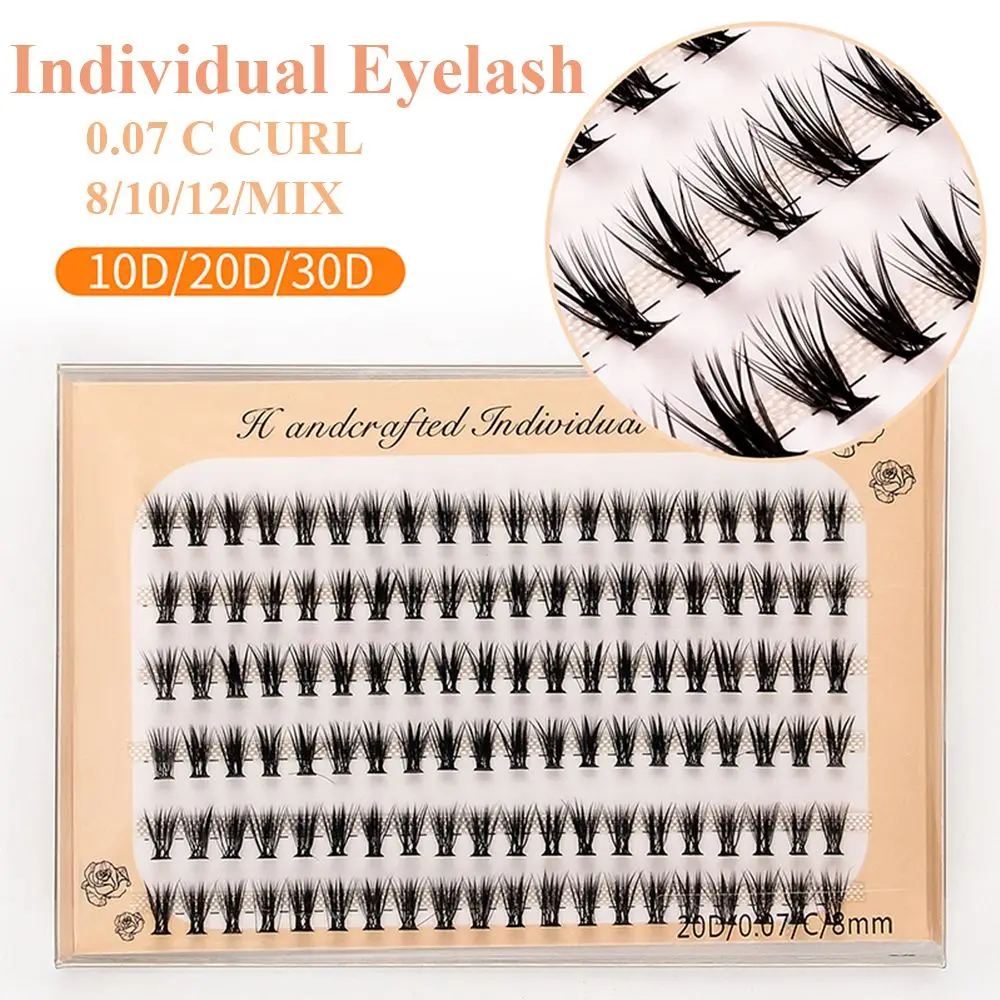 120 Clusters/Box False Eyelashes 10/20/30D Individual Eyelash 8/10/12 mm Lashes Extension Eye Beauty Makeup Tool
120 Clusters/Box False Eyelashes 10/20/30D Individual Eyelash 8/10/12 mm Lashes Extension Eye Beauty Makeup Tool