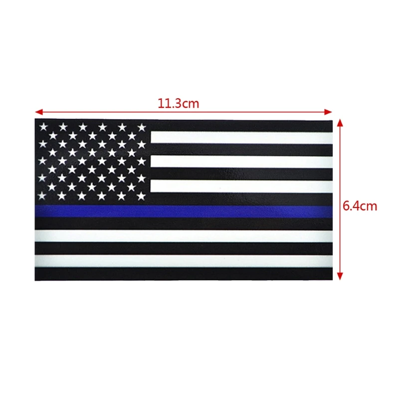 1 шт. новый полицейский тонкая синяя линия американский флаг виниловая наклейка
